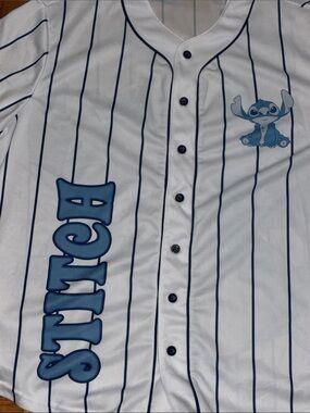 Disney Stitch Baseball Jersey, Men’s 2X